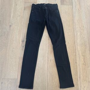 Citizen of Humanity Aveden Skinny Jeans Black Size 26